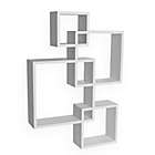 Alternate image 0 for Danya B. Intersecting Cube Shelves in White