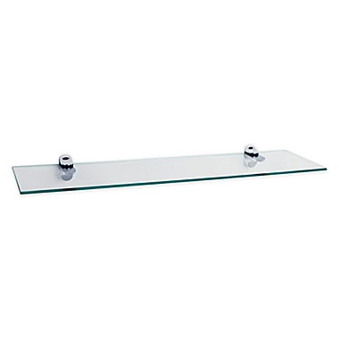 6 Inch X 24 Floating Glass Shelf, Bed Bath And Beyond Canada Floating Shelves