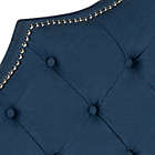 Alternate image 1 for Safavieh Arebelle Tufted Linen King Headboard in Steel Blue