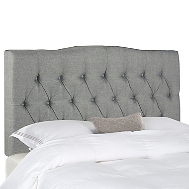 Safavieh Queen Axel Tufted Headboard in Grey. View a larger version of this product image.