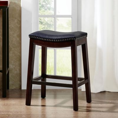 Madison Park Nomad Saddle Bar Stool | Bed Bath & Beyond