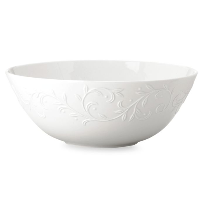 Lenox® Opal Innocence™ Carved 10.5-Inch Serving Bowl | Bed ...