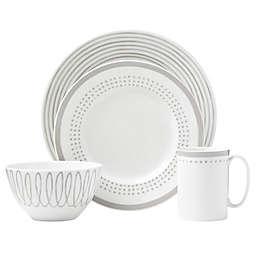 kate spade new york Charlotte Street™ East 4-Piece Place Setting in Grey