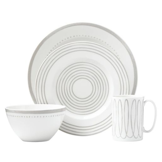 kate spade new york Charlotte Street™ West Dinnerware Collection in Grey | Bed  Bath & Beyond