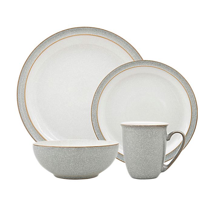 Alternate image 1 for Denby Elements Dinnerware Collection in Light Grey