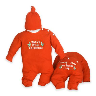 Silly Phillie Creations 2-Piece &quot;Baby&#39;s First Christmas&quot; Holiday Gift Set