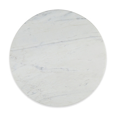 Artisanal Kitchen Supply&reg; Straight Edge Marble Lazy Susan. View a larger version of this product image.