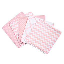 Trend Lab® 5-Pack Pink Sky Washcloths
