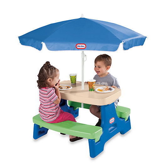 Alternate image 1 for Little Tikes™ Easy Store™ Jr. Play Table with Umbrella