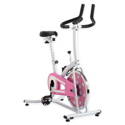 pink exercise bike
