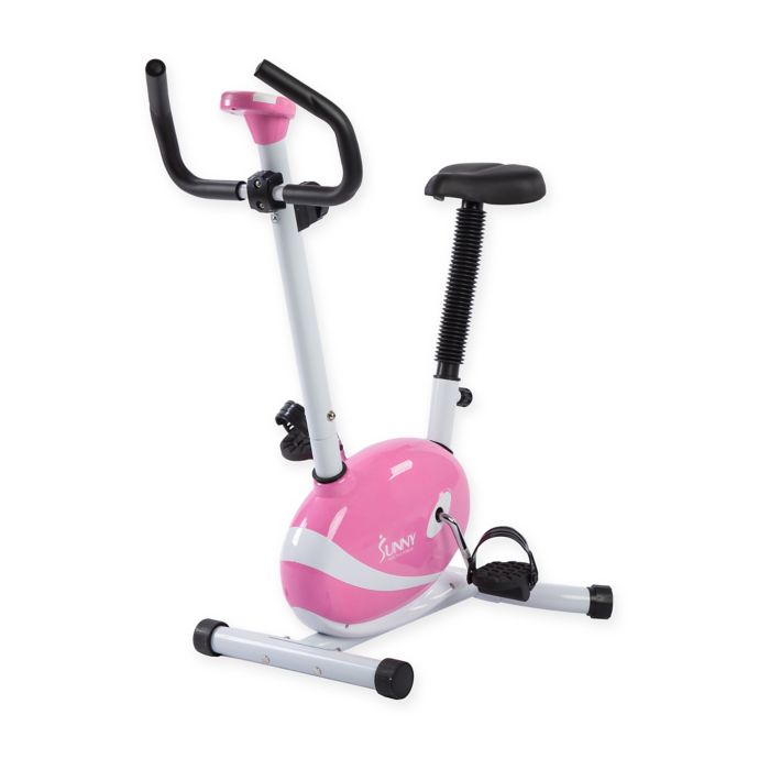 Sunny Health &amp; Fitness® Upright Bike in Pink