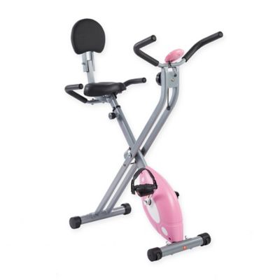 pink stationary bike