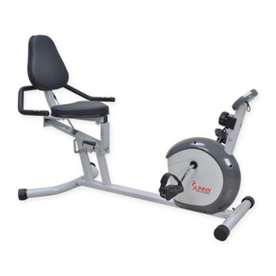 sunny health and fitness recumbent bike