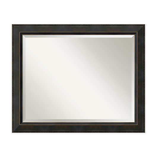 Alternate image 1 for Amanti Art Signore 40-Inch x 28-Inch Framed Wall Mirror in Bronze