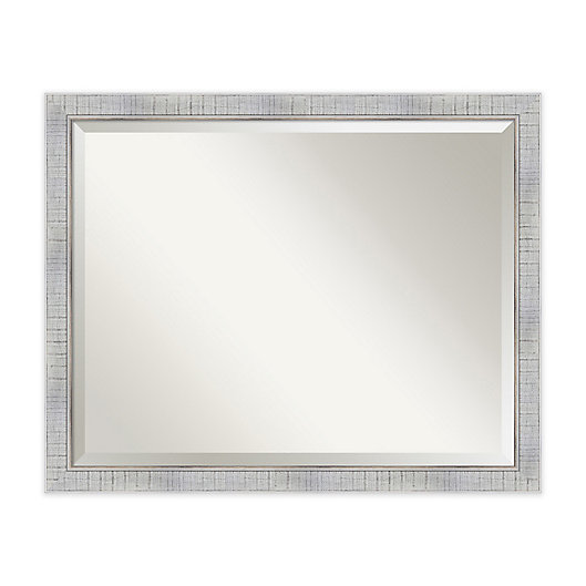 Alternate image 1 for Amanti Art Sonoma 31-Inch x 25-Inch Framed Wall Mirror in White