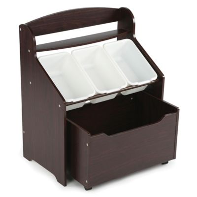 rolling toy bin