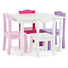 Alternate image 0 for Tot Tutors 5-Piece Table & Chairs Set in Pink/Purple