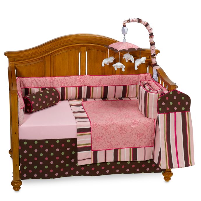 Bananafish® Raspberry Truffle 4Piece Crib Bedding Set and Accessories