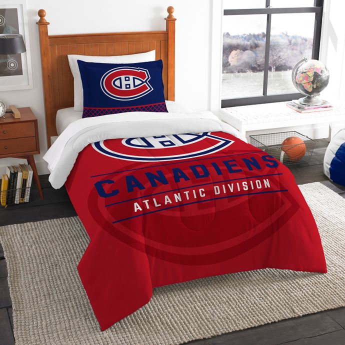 NHL Montreal Canadiens Draft Comforter Set Bed Bath & Beyond