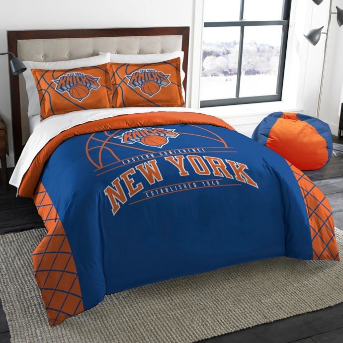 Nba New York Knicks Reverse Slam Comforter Set Bed Bath Beyond