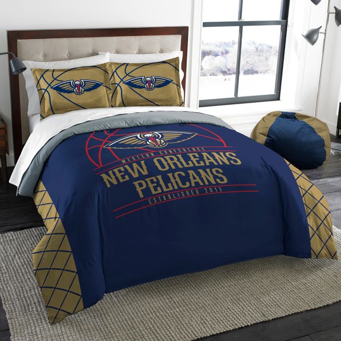 Nba New Orleans Pelicans Reverse Slam Comforter Set Bed Bath
