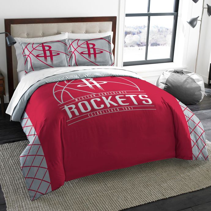 Nba Houston Rockets Reverse Slam Comforter Set Bed Bath