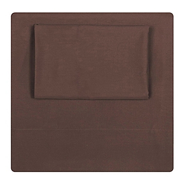 Truly Soft Everyday Queen Sheet Set in Brown. View a larger version of this product image.