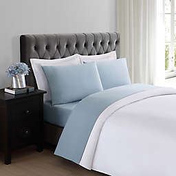 Truly Soft Everyday Queen Sheet Set in Light Blue
