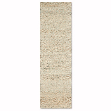 Safavieh Natural Fiber Galina 2-Foot 6-Inch x 10-Foot Runner in Natural/Green. View a larger version of this product image.