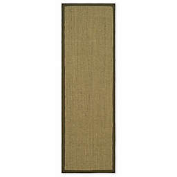 Safavieh Natural Fiber Collection Madison 2-Foot 6-Inch x 6-Foot Rug in Natural/Green