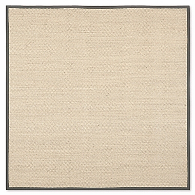 Safavieh Natural Fiber Collection Madison 8-Inch Square Rug in Marble/Grey. View a larger version of this product image.