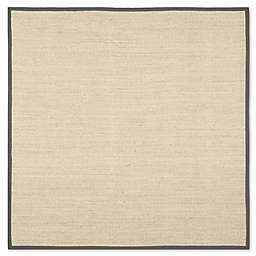 Safavieh Natural Fiber Collection Madison 8-Inch Square Rug in Marble/Grey