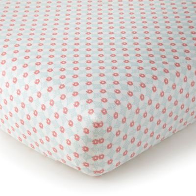 Levtex Baby Emma Fitted Crib Sheet in Pink | Bed Bath & Beyond
