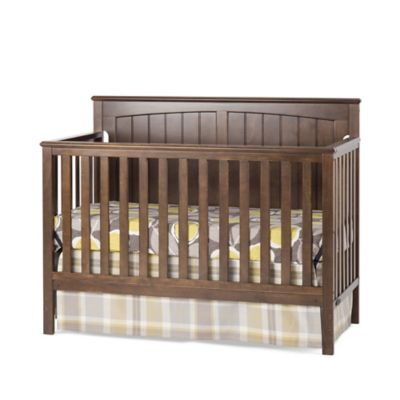brown crib