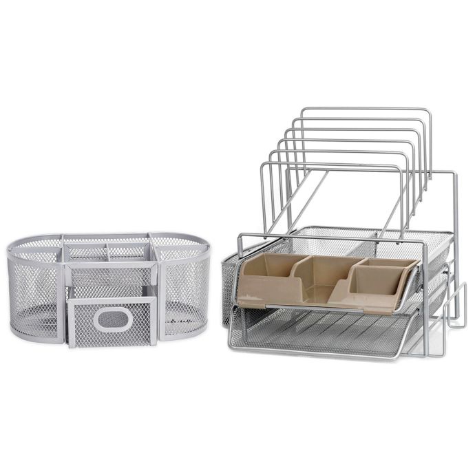 Wire Mesh Desk Organizers Bed Bath and Beyond Canada