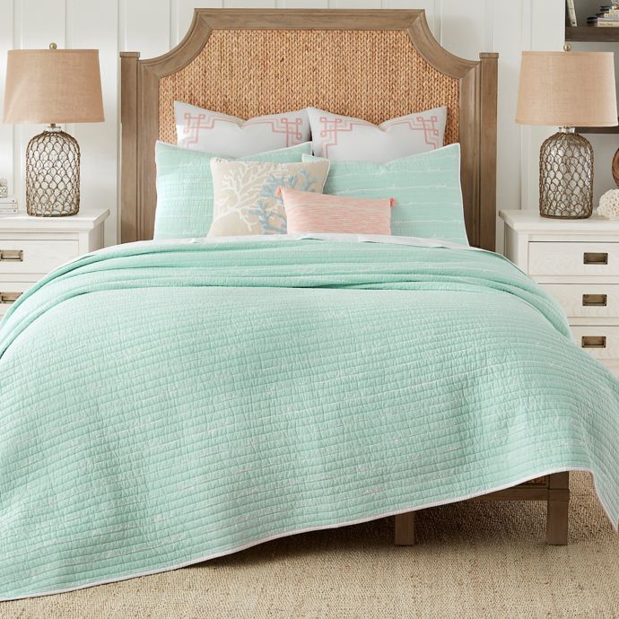 Coastal Living Sand Script Quilt Set Bed Bath Beyond