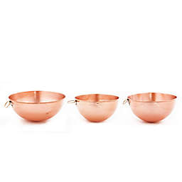Old Dutch International Solid Copper Beating Bowls (Set of 3)