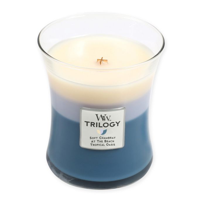 Woodwick® Trilogy Beachfront Cottage Medium Jar Candle Bed Bath and