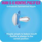 Alternate image 2 for MAM Clear 0-6M 2-Pack Pacifiers in Pink/Green