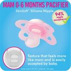 Alternate image 11 for MAM Clear 0-6M 2-Pack Pacifiers in Pink/Green