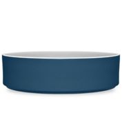 Noritake&reg; ColorTrio Stax Serving Bowl in Blue/Grey