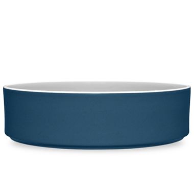 Noritake&reg; ColorTrio Stax Serving Bowl in Blue/Grey. View a larger version of this product image.