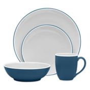 Noritake&reg; ColorTrio Coupe 4-Piece Place Setting in Blue