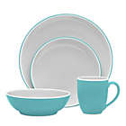 Alternate image 0 for Noritake&reg; ColorTrio Coupe 4-Piece Place Setting in Turquoise