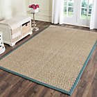 Alternate image 1 for Safavieh Natural Fiber Johanna 2-Foot x 3-Foot Accent Rug in Natural/Blue