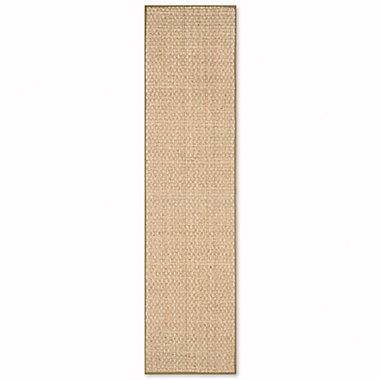 Safavieh Natural Fiber Johanna 2-Foot 6-Inch x 12-Foot Runner in Natural/Olive. View a larger version of this product image.
