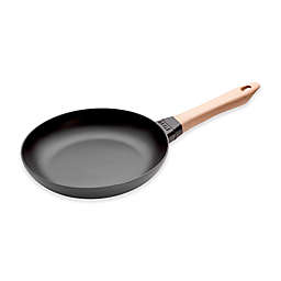 Staub 10-Inch Fry Pan in Matte Black with Beechwood Handle