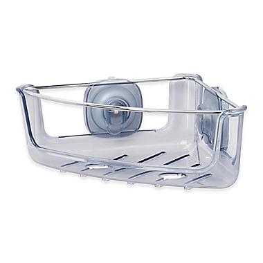 OXO Good Grips&reg; Stronghold&trade; Suction Corner Basket/Caddy. View a larger version of this product image.