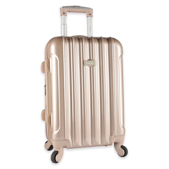 Kensie Metallic 20Inch Hardside Spinner Carry On Luggage Bed Bath and Beyond Canada
