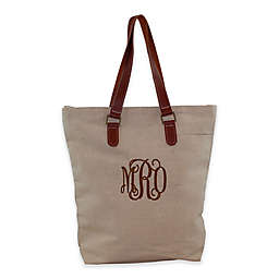 CB Station Jute and Leather Tote